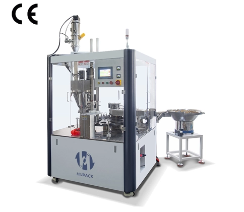 CF140 Disk Type Double Head Filling and Sealing Buckle Cover Integrated Machine