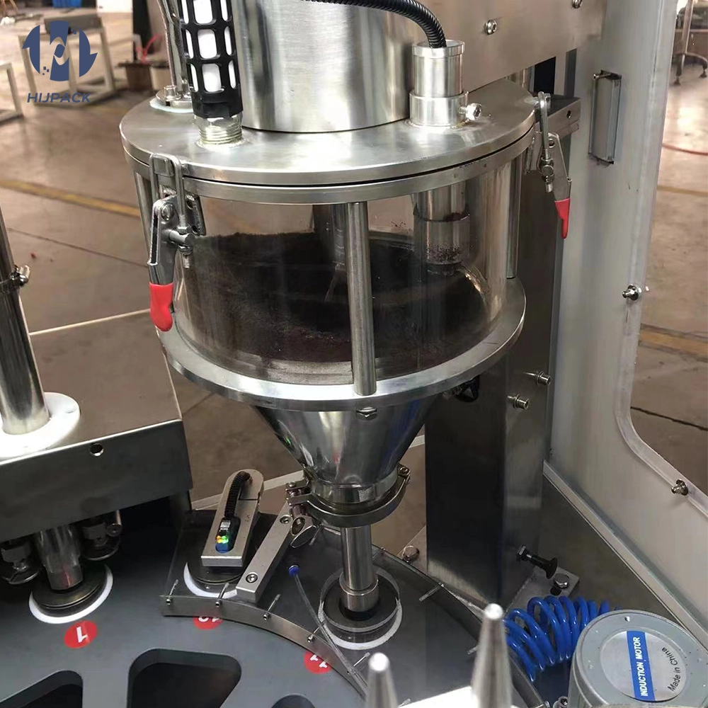 coffee capsule filling and sealing machine