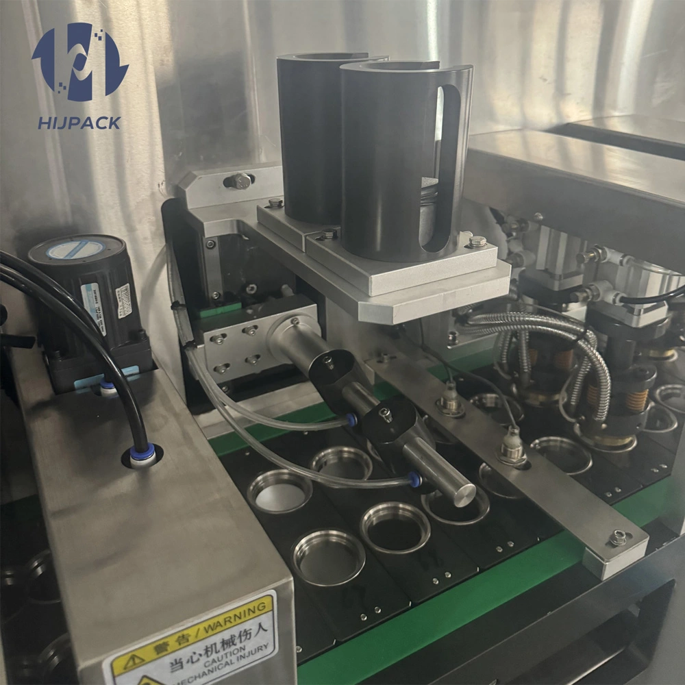 CF120 Multifunctional Coffee Capsule 2 Lanes Caning, Sealing and Capping Machine